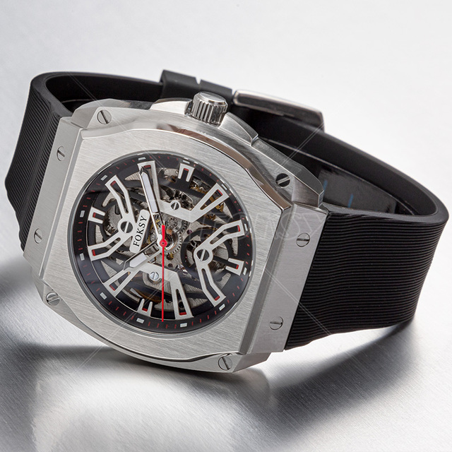 Waterproof Square Luxury Fashion Brand Designer High Quality Automatic Mechanical Watches Men Wrist