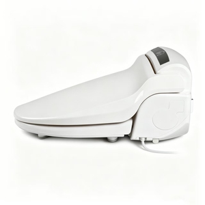 Siège de toilette intelligent avec nettoyage par lavement, buse autonettoyante UV et siège chauffant pour salle de bain - Product Image 1
