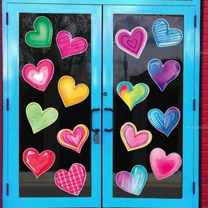 Calcomanías <span class=keywords><strong>de</strong></span> Pared con Forma <span class=keywords><strong>de</strong></span> Corazón, <span class=keywords><strong>Pegatinas</strong></span> <span class=keywords><strong>de</strong></span> Amor para Decoración <span class=keywords><strong>de</strong></span> Fiestas <span class=keywords><strong>de</strong></span> San Valentín, Celebración Romántica <span class=keywords><strong>de</strong></span> Aniversario <span class=keywords><strong>de</strong></span> Bodas, Arte Adhesivo para Pared - Product Image 1