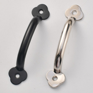 B-437 Zinc Alloy Cabinet Handle Novelty Shape Black And <b>Silver</b> Drawer Pull Traditional Design Durable Surface Plating - Product Image 3