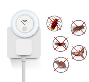 เครื่องไล่แมลงและไรไฟฟ้า ไซเจ็ก ดีไซน์ใหม่ ขนาดเล็ก กำจัดแมลงศัตรูพืช 1/2/4/6 ชิ้น เครื่องไล่แมลงอัลตราโซนิก - Product Image 4