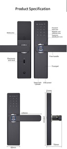 Lanbon wifi thông minh ổ khóa mật khẩu thẻ IC App vân tay đa mở khóa phương pháp - Product Image 4