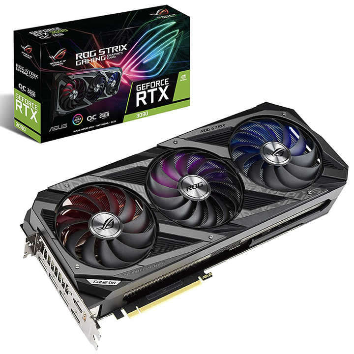 ASUS ROG STRIX RTX3090 O24G GAMINGデスクトップに使用される  