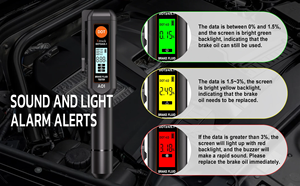 Herramienta de Diagnóstico Digital para Líquido de Frenos Automotriz - <span class=keywords><strong>Pluma</strong></span> de Prueba Rápida para Aceite de Frenos DOT3/4/5.1 - Product Image 4