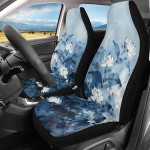 Housse de siège de voiture respirante en maille de soie glacée, coussin de siège auto à motif de dessin animé - Product Image 3