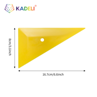 Outil de pose de film teinté pour vitres, raclettes triangulaires et de contour, grattoir à carte, outil de pose de vinyle pour l'habillage de voitures et l'installation de films teintés pour vitres