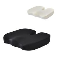 Coussin de siège de chaise de bureau ergonomique en mousse à mémoire de forme pour soulager la douleur du coccyx