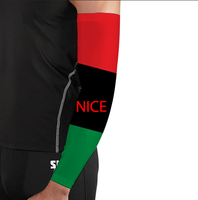 Manchon de bras personnalisé avec drapeau national de Montserrat, couvre-bras élastique pour le cyclisme, la pêche, la randonnée, l'école, le quotidien et les trajets en ville