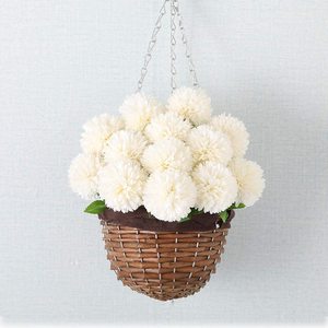 12pcs palla <span class=keywords><strong>di</strong></span> crisantemo artificiale fiori <span class=keywords><strong>di</strong></span> seta ortensia Bouquet da sposa da sposa per la <span class=keywords><strong>casa</strong></span> giardino festa ufficio caffè - Product Image 6