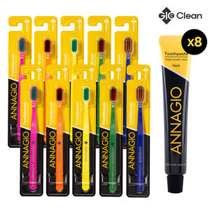 Brosse à dents adulte de couleur de qualité supérieure avec nettoyeur de langue pour l'hygiène buccale conception fonctionnelle de soins de mauvaise haleine - Product Image 2