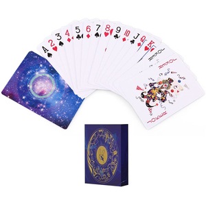 Wholesale custom design cheap promotional personalized 280gsm art playing card gift paper playing cards poker