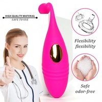 Fernbedienungsvibrations-Ei aus Silikon, Klitorisstimulator für Frauen, wiederaufladbar, tragbares Sexspielzeug, Vibrator, Liebes-Ei