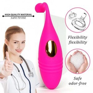 Huevo Vibrador con Control Remoto, Estimulador de Clítoris de Silicona para Mujeres, Recargable, Portátil, Juguete Sexual, Huevo del Amor - Product Image 4
