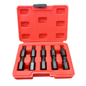 <b>Screw</b> And Nut Extractor <b>Set</b> 10 Piece Spiral Flute Imperial Inch Carbon Steel For Broken <b>Screw</b> Removal - Product Image 1