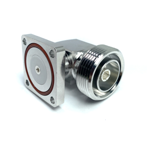 Prix usine L29 Prise femelle DIN 7/16 avec bride à 4 trous 32*32, connecteur coaxial RF <span class=keywords><strong>M3</strong></span> en cuivre et laiton, conforme RoHS - Product Image 3