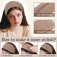 Diadema Deportiva Elástica Coreana SongMay, Tejida, para Fitness, Accesorios para el Cabello