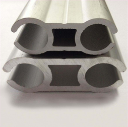 Esterno nero argento anodizzato in lega di alluminio diametro 18mm doppia forma rotonda pista Keder tenda tenda tenda profilo in alluminio - Product Image 4