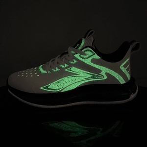 Zapatillas Deportivas de Malla Transpirable de Alta Calidad para Hombre, Zapatillas de Moda con Cordones y Amortiguación para Caminar - Product Image 1