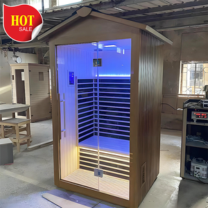 Lusso moderno in legno e metallo per Sauna elettrica Pre-Fab bagno di vapore in legno massello <span class=keywords><strong>stufa</strong></span> <span class=keywords><strong>a</strong></span> <span class=keywords><strong>legna</strong></span> per ville applicazione - Product Image 6