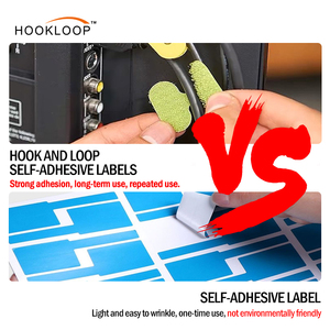 Etichette per cavi per la gestione di vendita all'ingrosso etichette per cavi con gancio e <span class=keywords><strong>Loop</strong></span> normale scritta multicolore su etichette per cavi etichette etichette per cavi e etichette per fili - Product Image 2