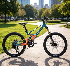 Bicicleta de Montaña de Suspensión Completa para Niños de 20 Pulgadas, Cuadro de Aleación de Magnesio, Frenos de Disco Dobles, <span class=keywords><strong>Shimano</strong></span> 7 Velocidades, para Niños, Niñas y Adolescentes - Product Image 6