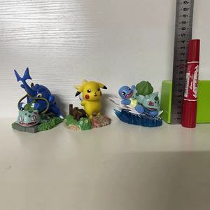 Sacs 3 scènes Pokmon PVC modèles Bika Bulbasaur écureuil figurines d'anime boîte de couleur ornements de bureau pour garçons - Product Image 5