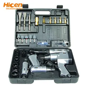 Hixen Bộ Dụng Cụ Không Khí 32 Món Hộp Dụng Cụ Cờ Lê Bánh Cóc Khí