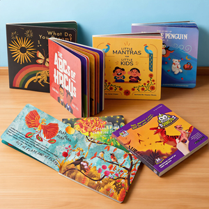 Service d'impression de livres pour enfants en carton épais avec rabat, impression personnalisée en couverture rigide, livre d'histoire pour enfants 8x8, fabriqué en Chine - Product Image 2