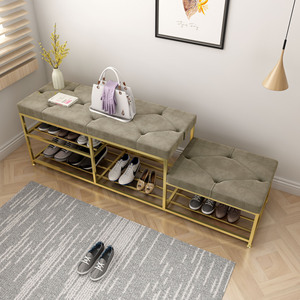 Taburete Escandinavo Creativo para Calzado, Moderno y Sencillo, para Tiendas de Ropa, Prueba de Zapatos, Uso en <span class=keywords><strong>el</strong></span> Hogar, Entrada, Sofá, para Padres e Hijos - Product Image 1