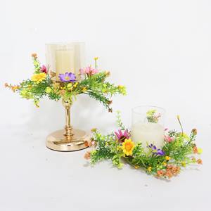 Romantico Portacandele a Forma di Margherita Artificiale per Matrimoni, San Valentino, Natale, Capodanno, Feste, Decorazione da Tavolo - Product Image 6