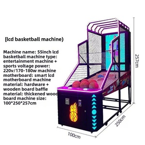 Coin-Operated Basketball <b>Arcade</b> Adult <b>Arcade</b> Game Machine for Parks, Family Entertainment, and Events <b>Arcade</b> Game - Product Image 2
