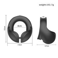 Masseur de testicules vibrant pour hommes, jouets sexuels, anneau de pénis, anneau de pénis en silicone pour hommes, anneau de verrouillage pour couples, articles pour adultes pour hommes