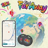 Traceur GPS Bluetooth Google pour animaux de compagnie et localisateur anti-perte compatible iOS en ABS