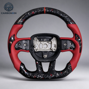 Volant personnalisé en fibre de carbone avec LED pour Dodge Charger Challenger Durango Demon SRT Journey RT TRX SXT Hellcat Scat Pack - Product Image 5