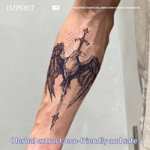 Tatuaje Temporal Semipermanente de Simulación de Tatuaje para <span class=keywords><strong>Antebrazo</strong></span>, Estilo Moderno Minimalista, Impresión por Transferencia de Agua, Herbal Juice WGZ1-120 - Product Image 4