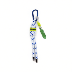 Llavero de cuerda con plumas LlaverO, mosquetón de aleación de zinc, impresión digital, nailon, promocional, para uso en automóviles - Product Image 1