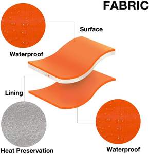 Couverture thermique en PE durable: excellente rétention <span class=keywords><strong>de</strong></span> la chaleur, imperméable, adaptée au camping et aux premiers secours - Product Image 5