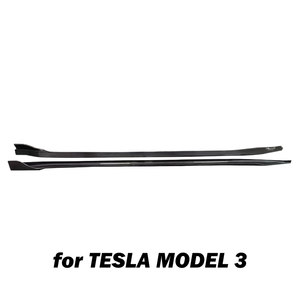 Nouveau kit carrosserie compact en fibre de carbone pour <span class=keywords><strong>Tesla</strong></span> <span class=keywords><strong>Model</strong></span> <span class=keywords><strong>3</strong></span> V-<span class=keywords><strong>Model</strong></span> : Lame avant, jupes latérales, aileron arrière, lames arrière – Amélioration fabriquée en Chine - Product Image 4