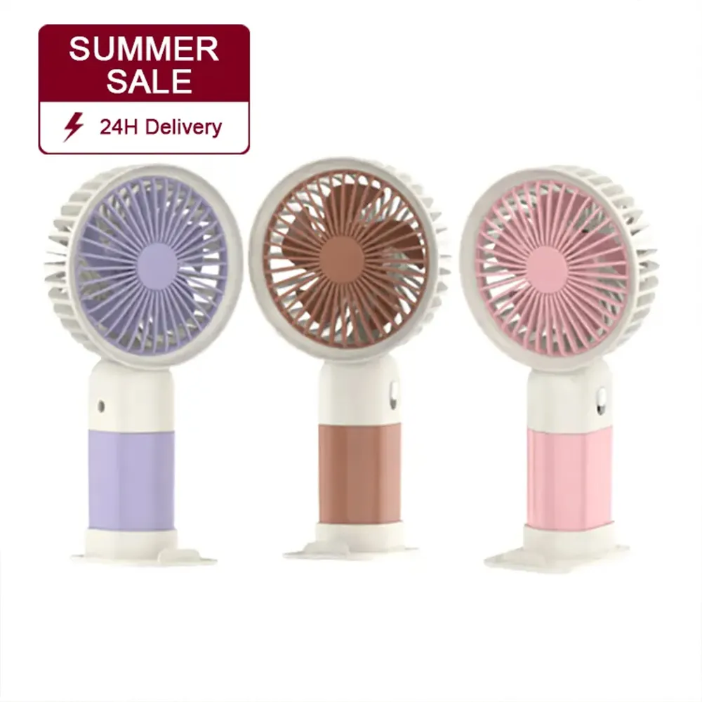 Clearance 50% Zomer Sale Draagbare Oplaadbare Ventilator Luchtkoeler Handheld Elektrische Kleine Handheld Ventilator Mini Ventilateur