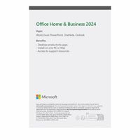 Microsoft Office 2024 Édition Famille et Petite Entreprise, Clé de Licence à Vie avec Activation en Ligne, Version Multilingue