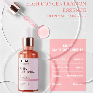 Suero Facial <span class=keywords><strong>para</strong></span> el Cuidado de <span class=keywords><strong>la</strong></span> Piel de Alta Calidad OEM 5 en 1, Suero Facial Blanqueador Antiedad con <span class=keywords><strong>Vitamina</strong></span> <span class=keywords><strong>C</strong></span>, Niacinamida y <span class=keywords><strong>Vitamina</strong></span> E - Product Image 3