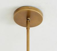 Yihao chaîne Vintage laiton finition pendentif clair côtelé verre abat-jour lumière LED Simple Design moderne intérieur salon
