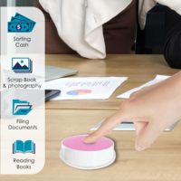 Humidificateur du bout des doigts 40g antidérapant pour bureau, magasins, maisons, fournitures scolaires et de bureau.