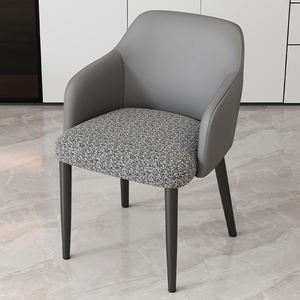 Chaise de salle à manger nordique en cuir et métal bon marché pour l'intérieur vente en gros de meubles de maison chaises de salle à manger modernes de restaurant de luxe en or - Product Image 1