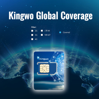 Cartes SIM IoT Kingwo 500 Mo pour le suivi GPS avec fonction de roaming