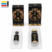 Boîte en papier 3ml 10ml, impression de logo personnalisé, conception graphique gratuite, épreuve artistique en 2 jours, emballage