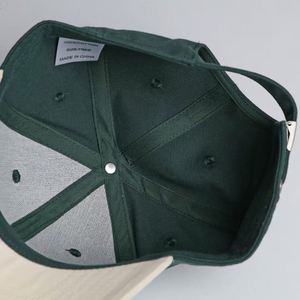 Gorra de Béisbol Bordada con Logotipo Personalizado, Gorra Deportiva de Dos Tonos con Visera Curva - Product Image 4