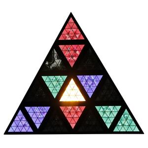 ไฟพาร์ LED 350W ไฟเอฟเฟกต์สำหรับเวที DJ ดีไซน์แบบ LED ไฟแมทริกซ์สามเหลี่ยมสำหรับไนท์คลับ - Product Image 4