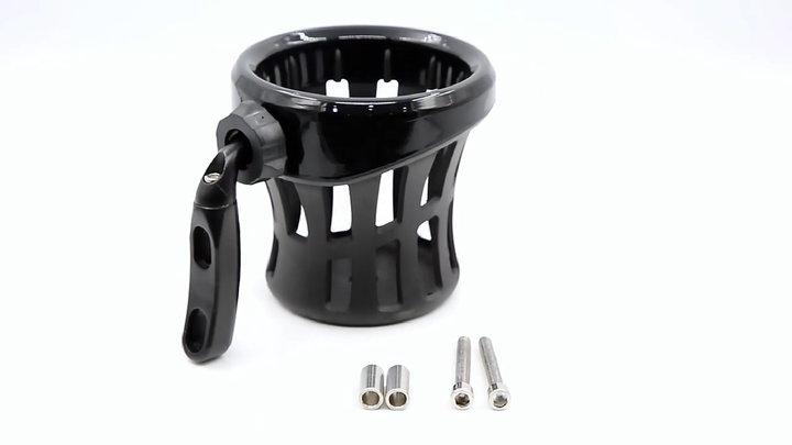 Carbon-Look Drink Holder For Honda Goldwing GL1800 (2018+) – Aluminum & Rubber Cup Carrier