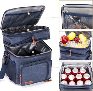 Free sample The RPET Picnic Luxury Sublimation Reusable Waterproof Insulated Food <b>Lunch</b> <b>Bag</b> with Customized Logo - Product Image 6